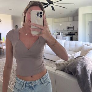 Elegant Women's Tan Top